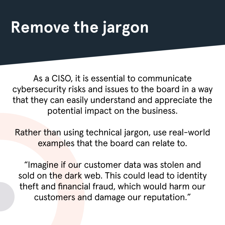 The CISO and the Board3