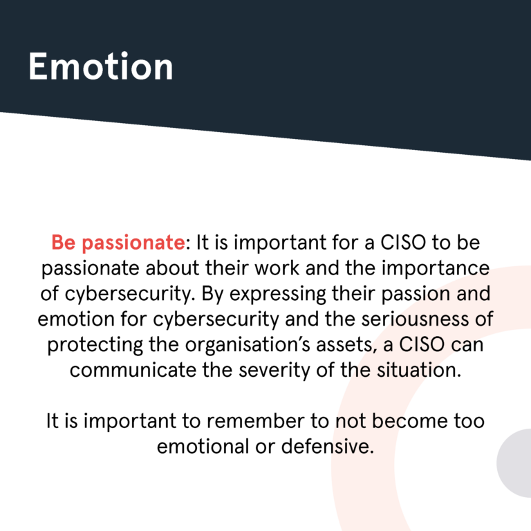 The CISO and the Board4