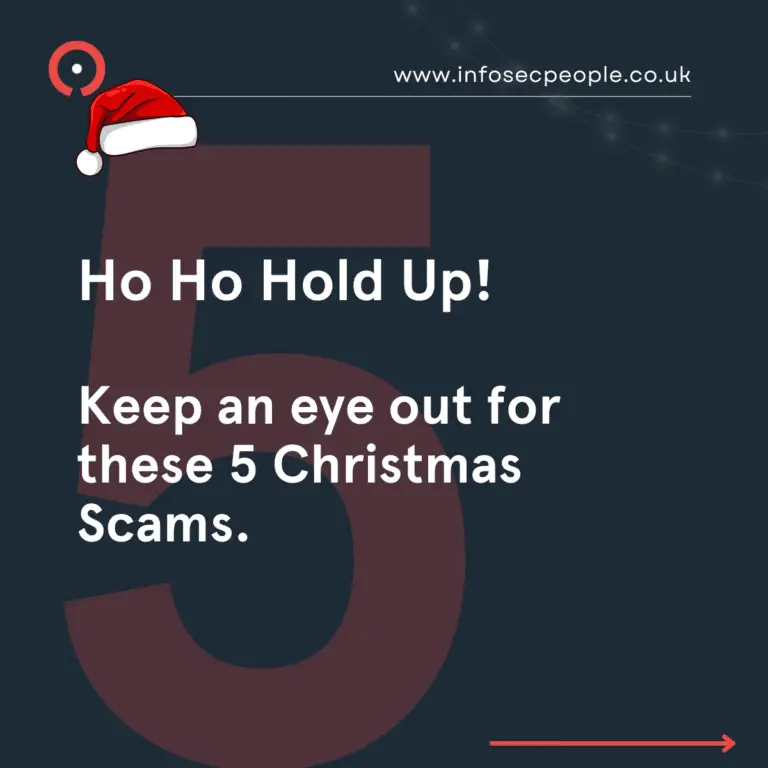 Christmas scams to look out for infographic