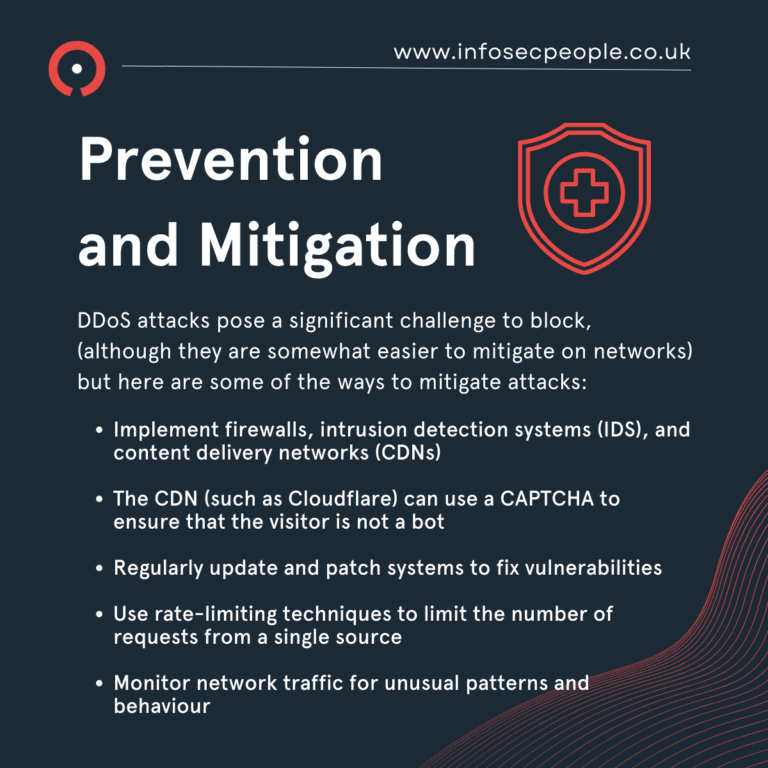 DDoS prevention and mitigation
