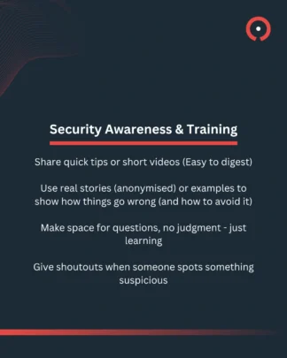 Security awareness and training